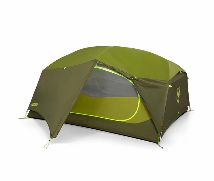 Nemo Aurora 3-Person Backpacking Tent & Footprint – Nova Green 1 Nemo Aurora 3-Person Backpacking Tent & Footprint – Nova Green