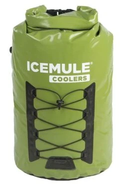 IceMule Pro 33L XLarge Waterproof Backpack Cooler Bag – Olive Green