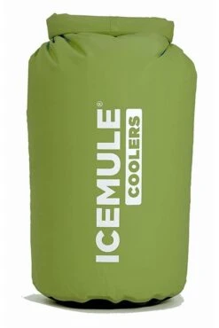 IceMule Classic 15L Medium Waterproof Backpack Cooler Bag – Olive Green