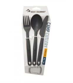 Sea To Summit Camp Cutlery 3 Piece Set – Charcoal