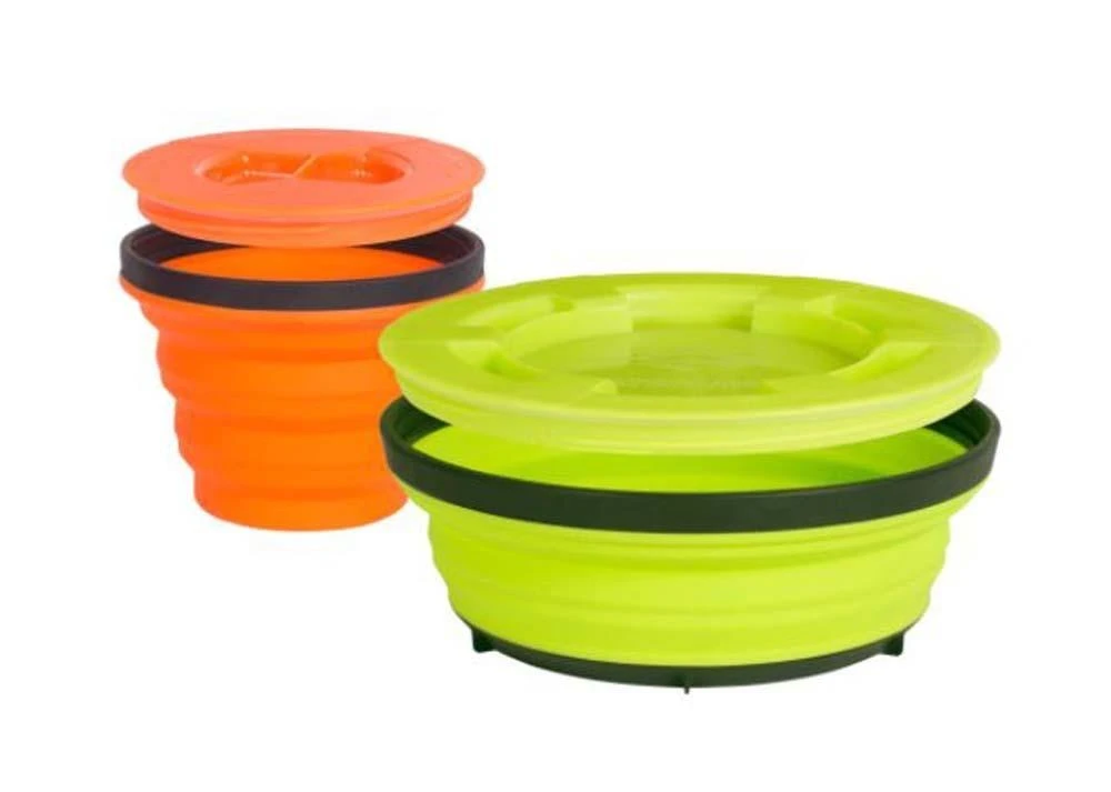 Sea To Summit X-Seal & Go Collapsible Food Container Set – Small – Lime Olive 1 Sea To Summit X-Seal & Go Collapsible Food Container Set – Small – Lime Olive