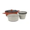 Sea To Summit X-Set 21 Pot, Bowl & Mug Set – Rust/Sand