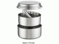 MSR Alpine 2 Stainless Steel 2 Person Pot Cookset