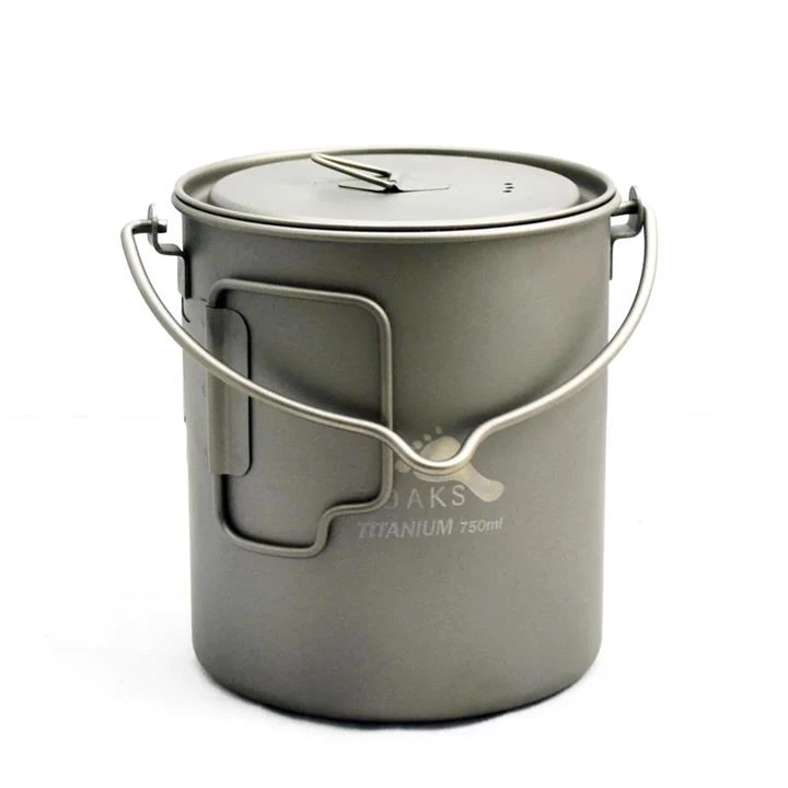 Toaks Titanium Cooking Pot With Bail Handle – 750ml 1 Toaks Titanium Cooking Pot With Bail Handle – 750ml