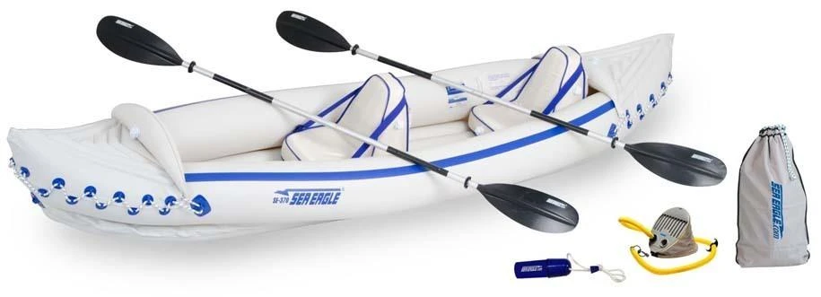 Sea Eagle SE370 2 Person Inflatable Kayak – Pro Package