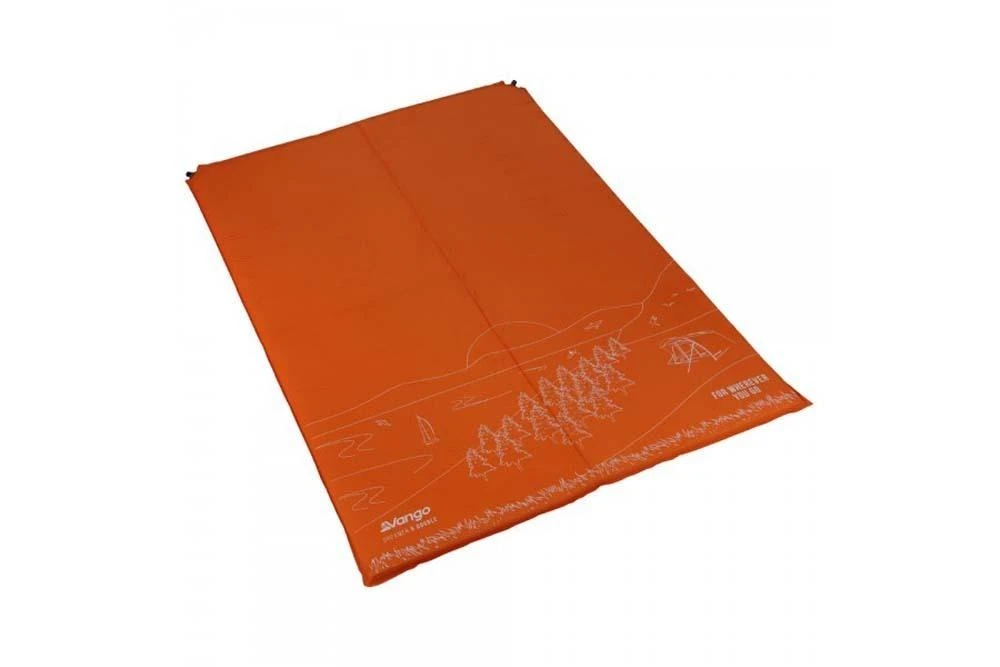 Vango Dreamer 5 Double Self-Inflating Sleeping Mat – Citrus Orange 1 Vango Dreamer 5 Double Self-Inflating Sleeping Mat – Citrus Orange