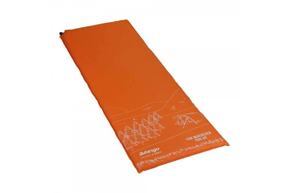 Vango Dreamer 5 Single Self-Inflating Sleeping Mat – Citrus Orange 1 Vango Dreamer 5 Single Self-Inflating Sleeping Mat – Citrus Orange