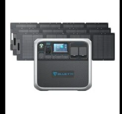 BLUETTI AC200P + Solar Panels | Solar Generator Kit, AC200P+3*PV120D | 2000W, 2000Wh, 360W Solar Kit