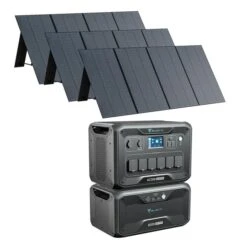 BLUETTI AC300 + 1*B300 + Solar Panels | Solar Generator Kit, AC300+1*B300+3*PV350 | 3000W, 3072Wh, 1050W Solar Kit