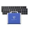 BLUETTI EB150(Blue) + Solar Panels | Solar Generator Kit, EB150+PV120*2