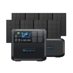 BLUETTI AC200MAX + 1*B230 + Solar Panels | Solar Generator Kit, AC200MAX+1*B230+2*PV350 | 2200W, 4096Wh, 700W Solar Kit