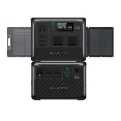 BLUETTI AC60 + B80 | Home Battery Backup, AC60+B80+PV120D | 600W, 1209Wh, 120W Solar Kit