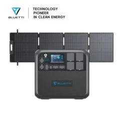 BLUETTI AC200MAX + Solar Panels | Solar Generator Kit, AC200MAX+1*SP200L | 2200W, 2048Wh, 200W Solar Kit
