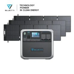 BLUETTI AC200P + Solar Panels | Solar Generator Kit, AC200P+3*SP200L | 2000W, 2000Wh, 600W Solar Kit