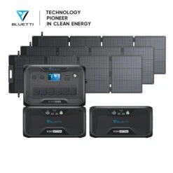 BLUETTI AC300 + 2*B300 + Solar Panels | Solar Generator Kit