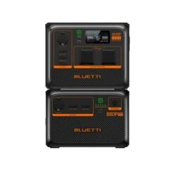 BLUETTI AC60P Portable Power Station | 600W 504Wh, AC60P+B80P | 600W, 1310Wh Power Kit